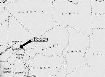 Il territorio occupato dai Dogon