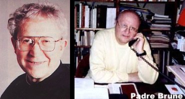 Padre Pellegrino Ernetti e padre Francois Brune