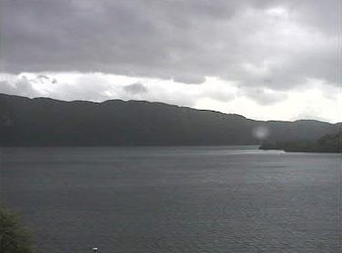 Veduta del lago di Loch Ness. Clicca per Ingrandire.