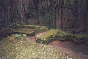 Una veduta dei splendidi giardini del parco