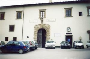 Villa San Cerbone: La facciata frontale.
