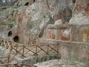 Altra veduta della tomba Ildebranda