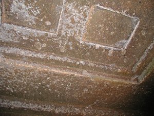 Dettaglio del soffitto della tomba Ildebranda
