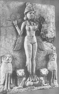 Foto della dea Ishtar, la foto della statuetta di Ubaid